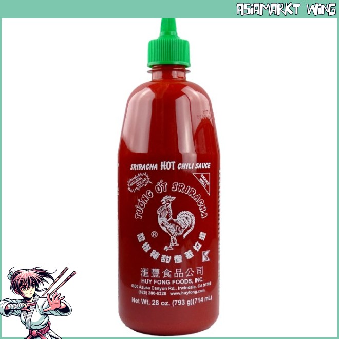 MHD 10.25 - Huy Fong - Sriracha scharfe Chilisauce - Das "Original" - 714ml