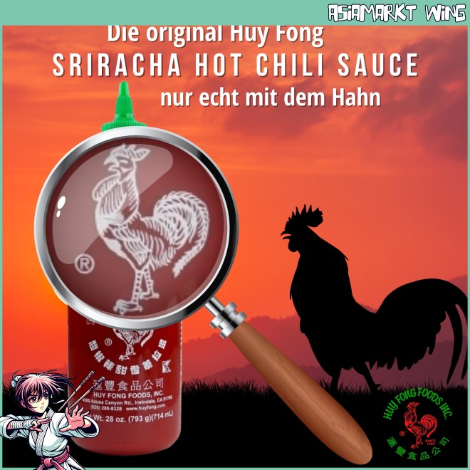 MHD 10.25 - Huy Fong - Sriracha scharfe Chilisauce - Das "Original" - 714ml