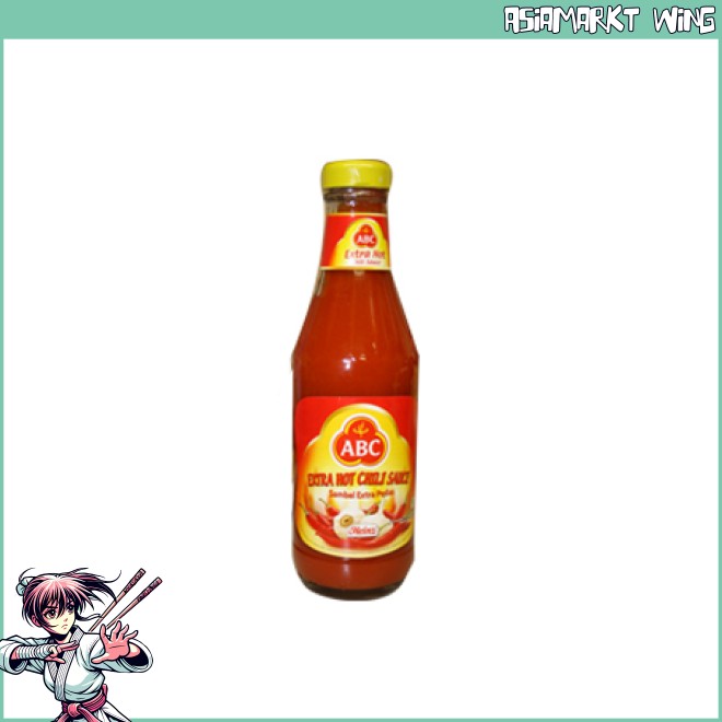 ABC - Sambal extra pedas - extra scharfe indonesische Chilisauce ohne Stücke - 335ml