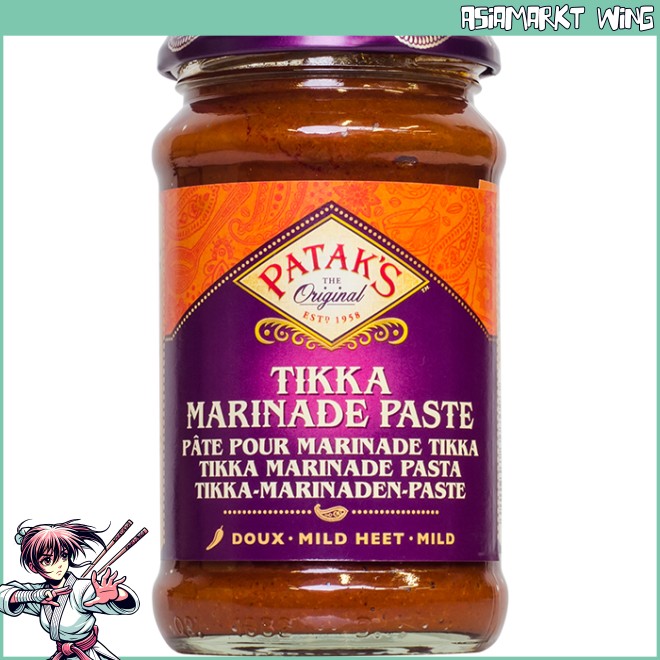 Patak's - Tikka Marinade Paste - Curry Paste mit Tamarind und Paprika - mild - 300g