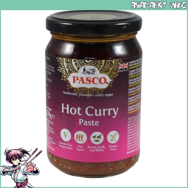 Pasco Scharfe Currypaste 270g