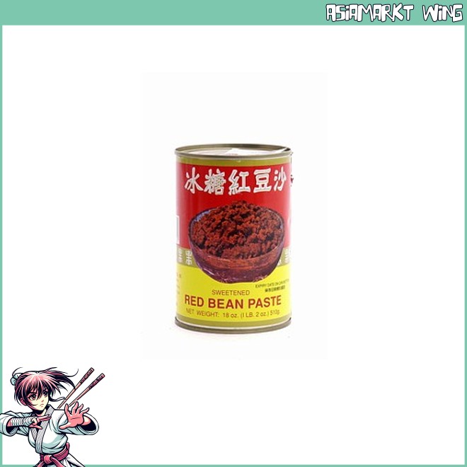 Wu Chung - Süsse rote Bohnenpaste - Azukipaste - Anko - 510g