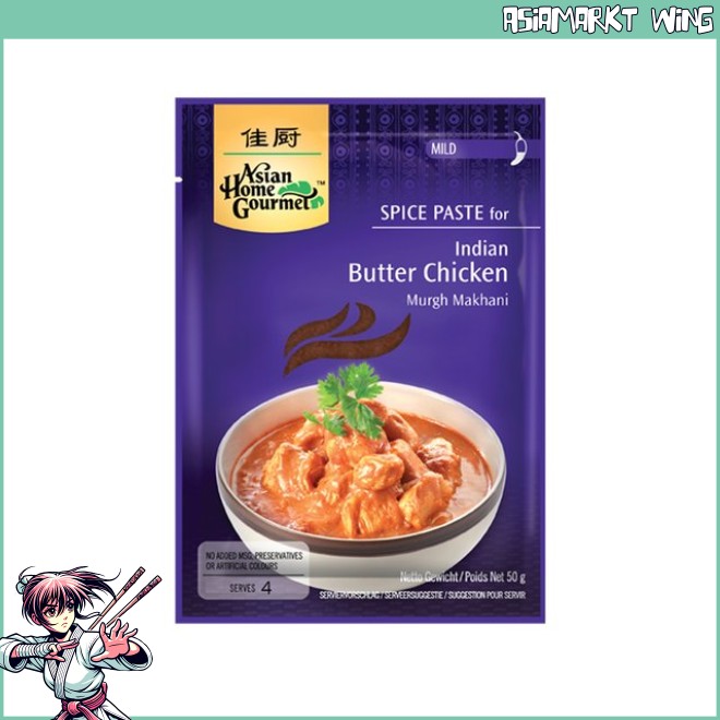 AHG - Gewürzpaste für Indisches Butter Huhn - Butter Chicken - 50g