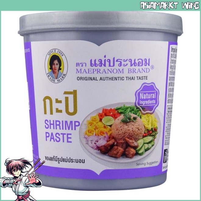 Mae Pranom - Thailändische Garnelen Paste - sehr ergiebig - 350g