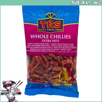 TRS - Whole Chillies Extra Hot - Guindillas secas - enteras - 50g
