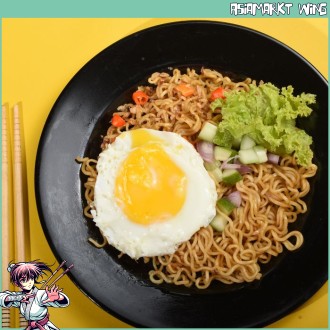 Indomie - Gebratene Instant Nudeln - Mie Goreng Pedas - scharf - 80 g
