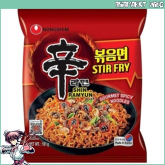 농심 - 신라면 볶음 - 한국식 인스턴트 볶음면 - 131g
