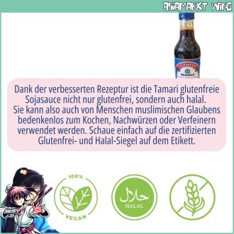 Kikkoman - Glutenfreie Sojasauce - Tamari - 250ml