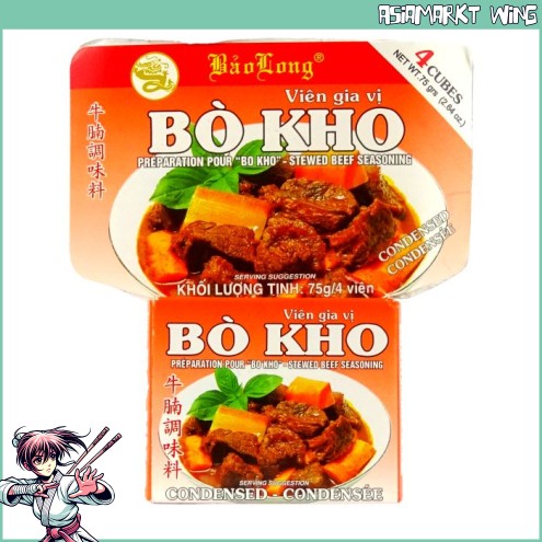 Bao long - Bo Kho - Bouillonwürfel für vietnamesischen Eintopf - 75g
