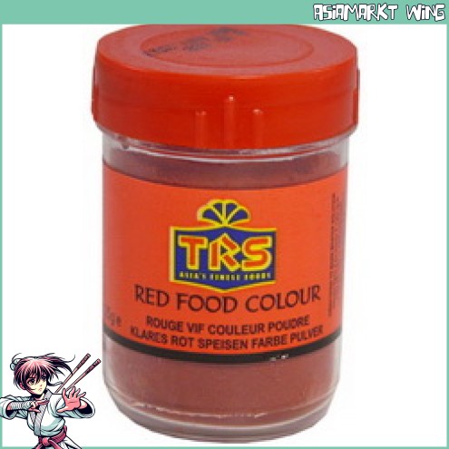 TRS - Lebensmittelfarbe Rot - Pulver - Food colour - 25g