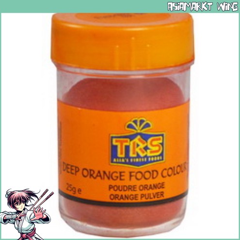TRS - Lebensmittelfarbe Orange - Pulver - Food colour - 25g