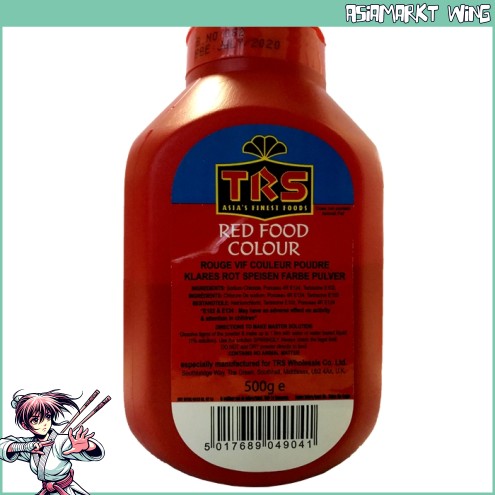 TRS - Lebensmittelfarbe Pulver Rot - Food colour - Grosspackung - 500g