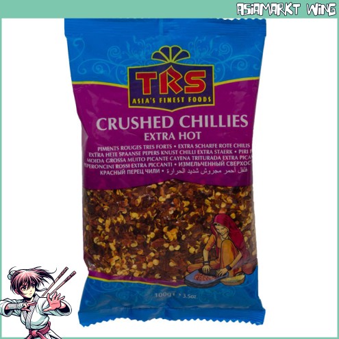 TRS - Extra scharfe rote Chilies - grob - crushed - 100g