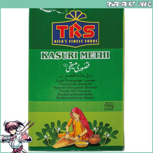 TRS - Bockshornklee Blätter - Fenugreek leaves - Quasori Methi - 100g