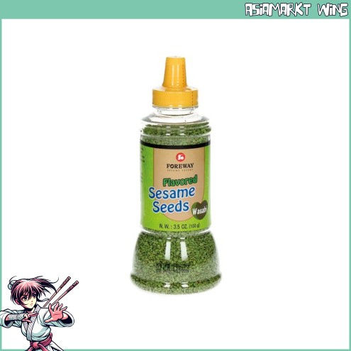 Foreway - Wasabi Sesamsamen im Streuer - 100 g
