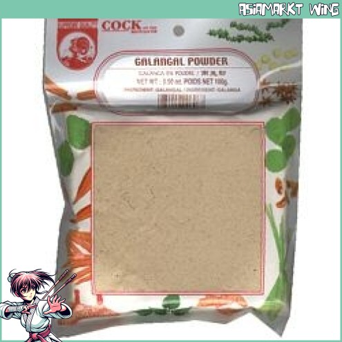 Cock - Galgant Pulver - Thai Ingwer Galangal - 100g