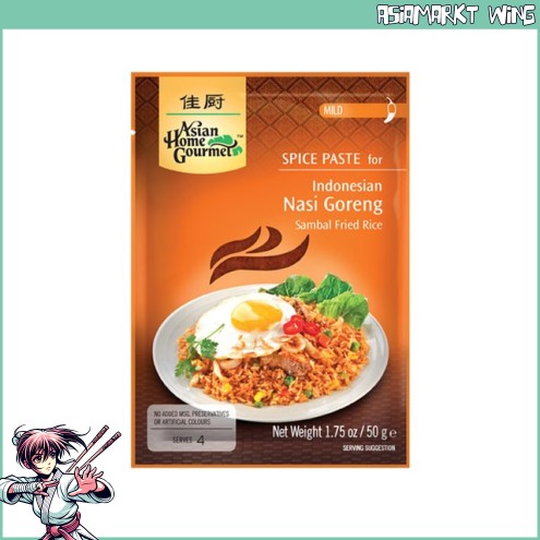  AHG - Würzpaste für Nasi Goreng - indonesisches Reisgericht - ohne Zusätze - natürlicher Genuss - 50 g