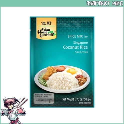 AHG - Würzmischung für Singapur Kokosreis - Nasi Lemak - 50g