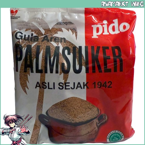 Pido - Palmzucker gemahlen - Kristallin - 250g