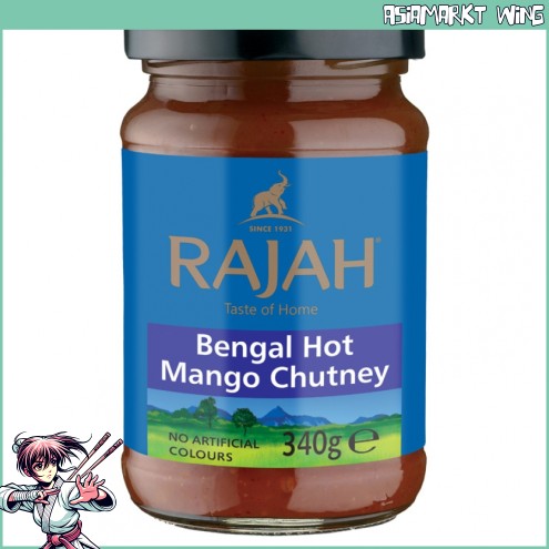 Rajah - Bengal Mango Chutney - scharf - 340g