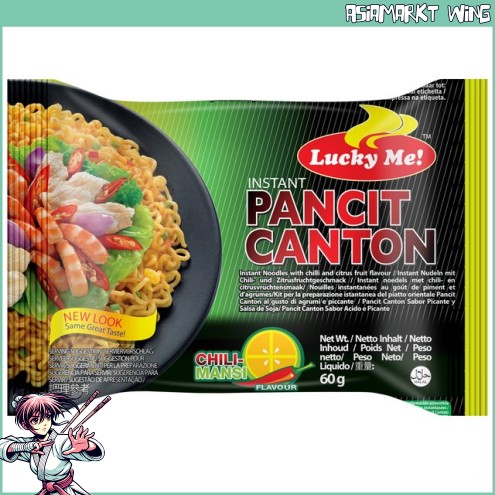Lucky Me - Gebratene Instant Nudeln - Chili Mansi - 60 g