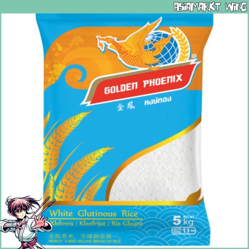 Golden Phoenix - Klebereis - weiss - 5kg