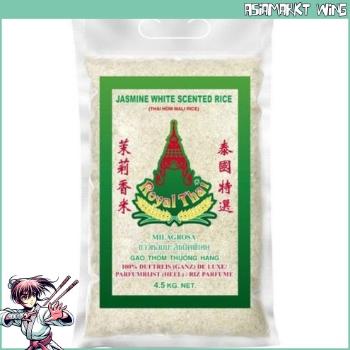 Royal Thai - Jasmin Duftreis 100% Langkorn - Milagrosa - 4,5 kg