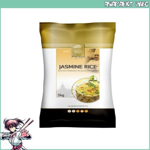 Golden Turtle - Langkörniger Jasminreis - 5 kg