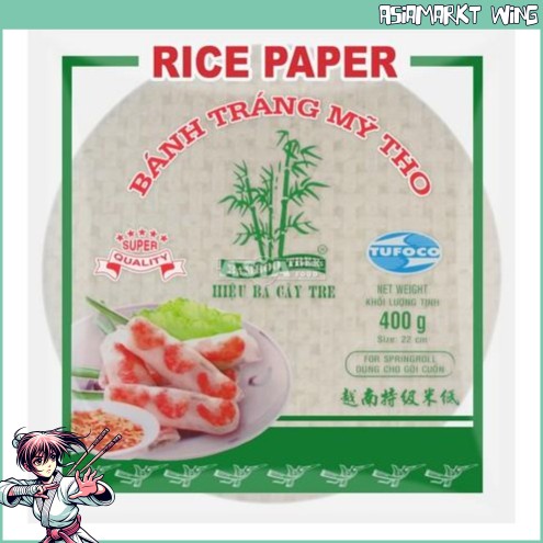 Bamboo Tree - vietnamesisches Reispapier für Sommerrolle 22 cm - 400g