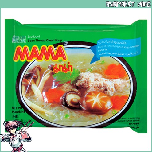 Mama - Instant Nudelsuppe mit Glasnudeln - glutenfrei - 40g