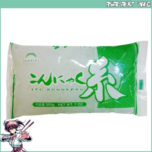 Sun Plus - Original japanische Konjak Nudeln - Shirataki - netto 200g
