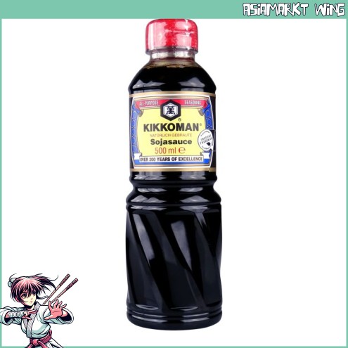 Kikkoman - Japanische Sojasauce - natürlich gebraut - 500ml