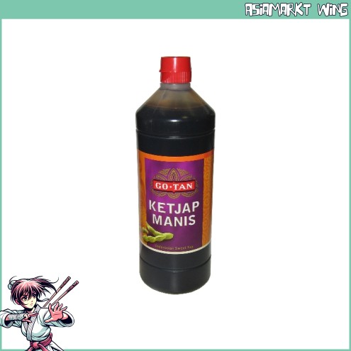 Go Tan - Ketjap Manis - Süsse Sojasauce - 1L