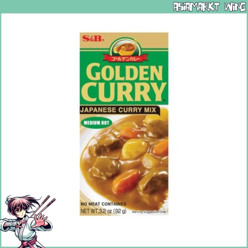 S&B - Golden Curry - Japanische Curry Paste - Saucen Basis - Mittelscharf -