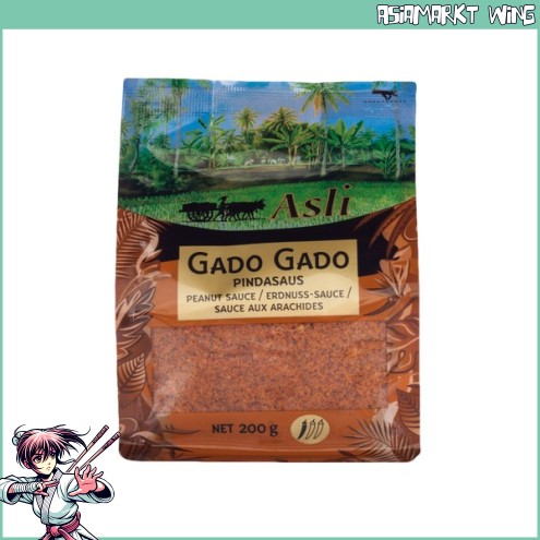 Asli - Gado Gado Erdnusssauce - Erdnussaucenpulver - 200 g