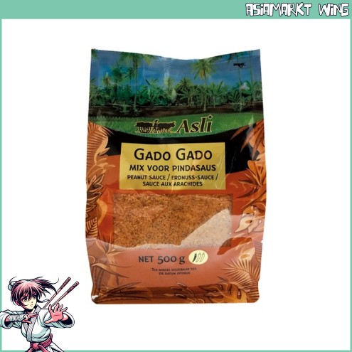 Asli - Gado - Erdnusssauce - Erdnusssaucenpulver - 500 g