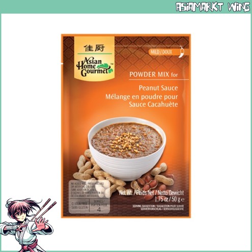 AHG - Peanut Sauce Mix - Erdnusssaucen Mix - 50g