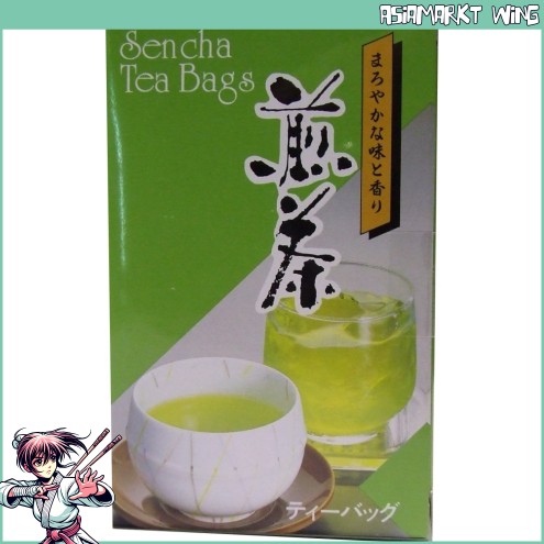 Sencha Tee - Japanischer grüner Tee - Teebeutel - 40g