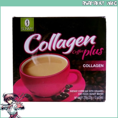 SLINMY - Collagen Coffee plus - instant Kaffeemix mit Kollagen und Inulin - 200g