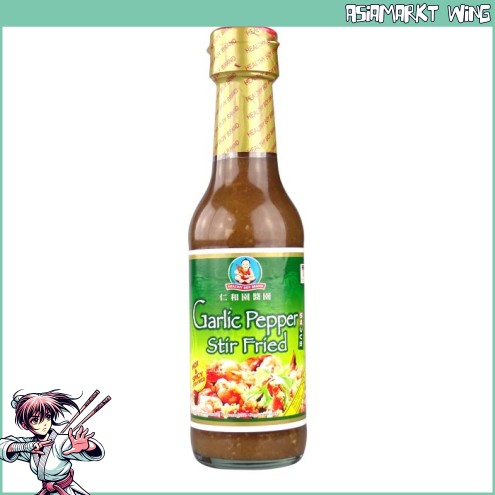 Healthy Boy - Garlic Pepper Stir Fried Sauce - Knoblauch Pfeffer Sauce - 250ml