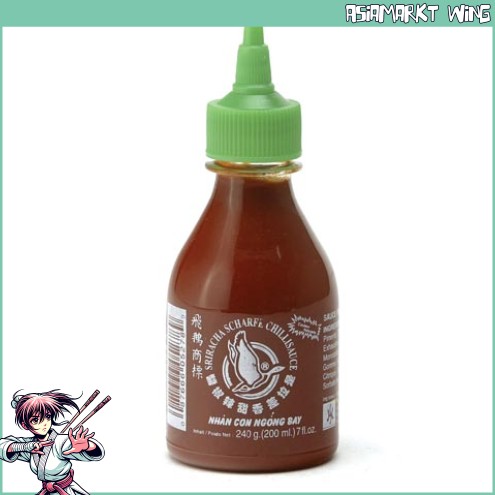 Flying Goose - Sriracha scharfe Chilisauce "Original" - grüner Deckel - 200 ml