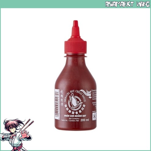 Flying Goose - Sriracha superscharfe Chilisauce - roter Deckel - 200ml