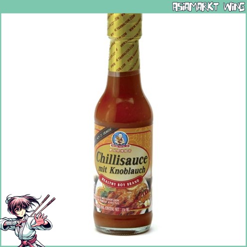 Healthy Boy - Süße scharfe Chilisauce mit Knoblauch - Chilli Sauce Garlic - 250 ml