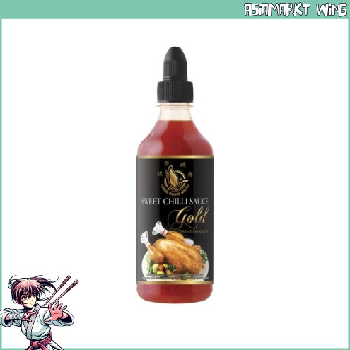 Flying Goose - Süße Chilisauce Gold - Sweet Chili Sauce Gold - PET - 455 ml