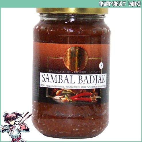 Koningsvogel - Sambal Badjak - Scharfe Chilipaste - 375g