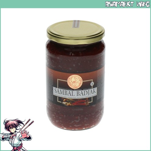 Koningsvogel - Sambal Badjak - scharfe Chilipaste - grosses Glas - 750g