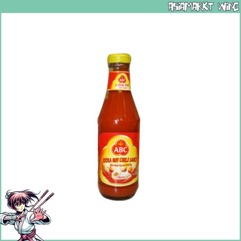 ABC - Sambal extra pedas - extra scharfe indonesische Chilisauce ohne Stücke - 335ml
