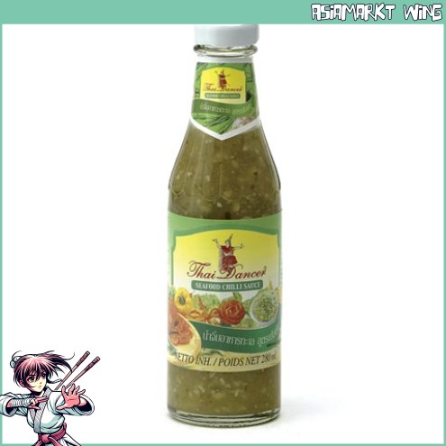 Thai dancer - Grüne Chilisoße - Perfekt für Meeresfrüchte - 300ml