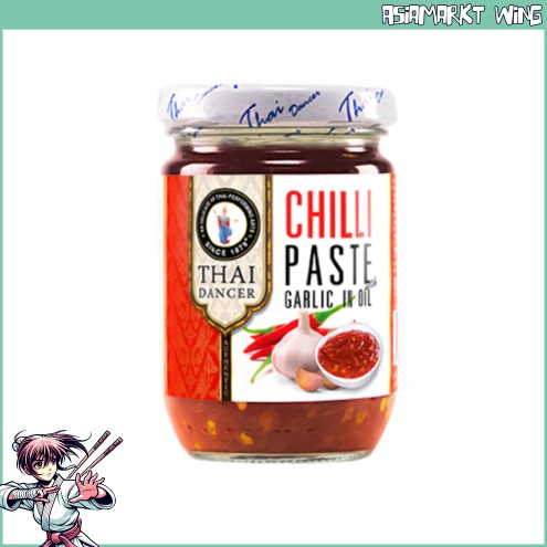 Thai Dancer - Chilipaste mit Knoblauch in Sojaöl - 227 g