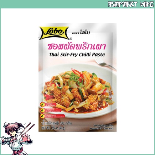 Lobo - Thai Stir-Fry Chilli Paste - thailändische Chilipaste 50 g
